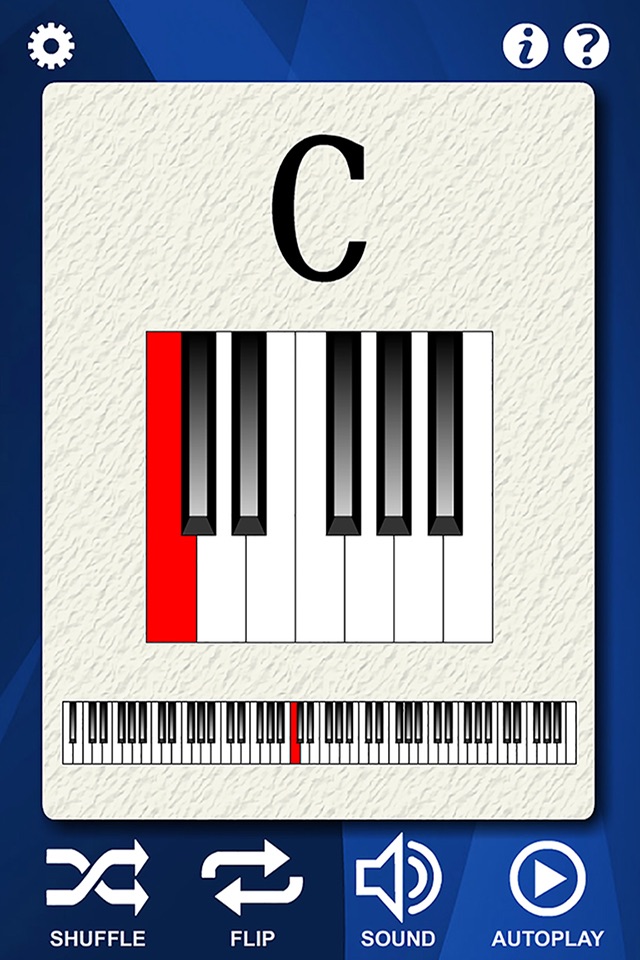 Piano Notes Flash Cards screenshot 2