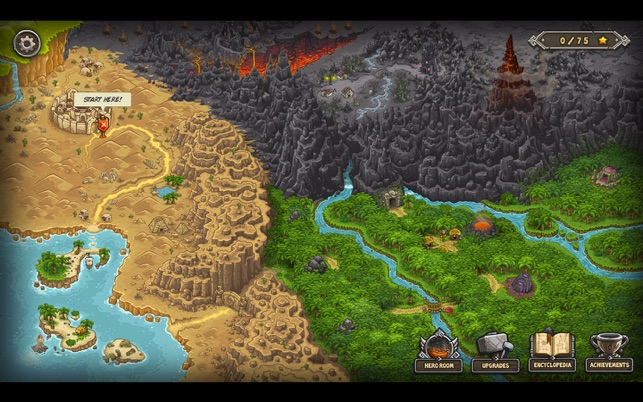 Captura de pantalla en HD de Kingdom Rush Frontiers