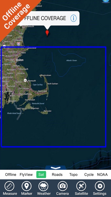 Marine : Cape Cod GPS offline map fishing charts screenshot-4