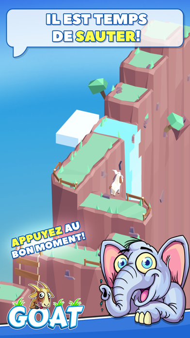 Screenshot #1 pour CHEVRE! Goat Jumping Adventure Arcade Jeu