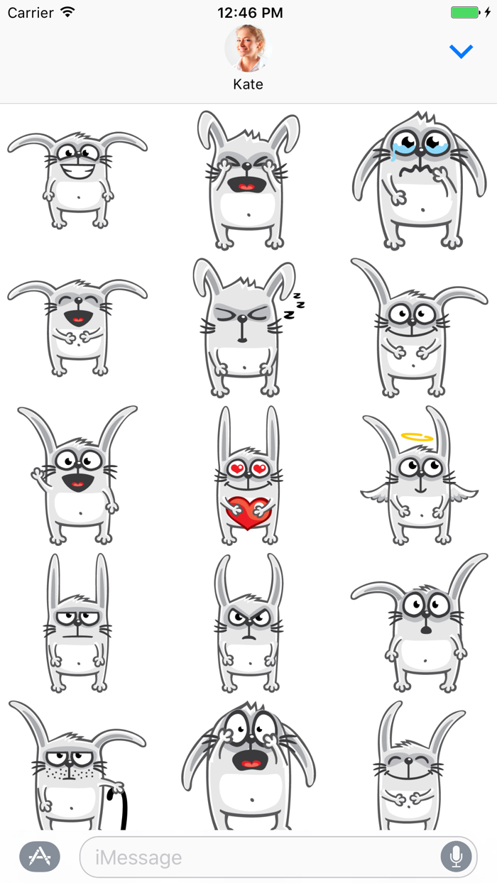 Funny Rabbit - Stickers for iMessage