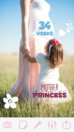 Pregnancy & Baby Milestone Photos screenshot 2