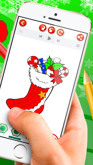 Screenshot #2 pour Noël Livre de coloriage - Art Thérapie à Relaxer