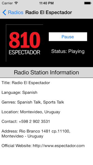 Uruguay Radio Live Player (Montevideo / Spanish / español)(圖4)-速報App
