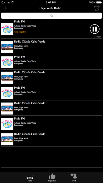 Screenshot 2 of Cape Verde Radio App