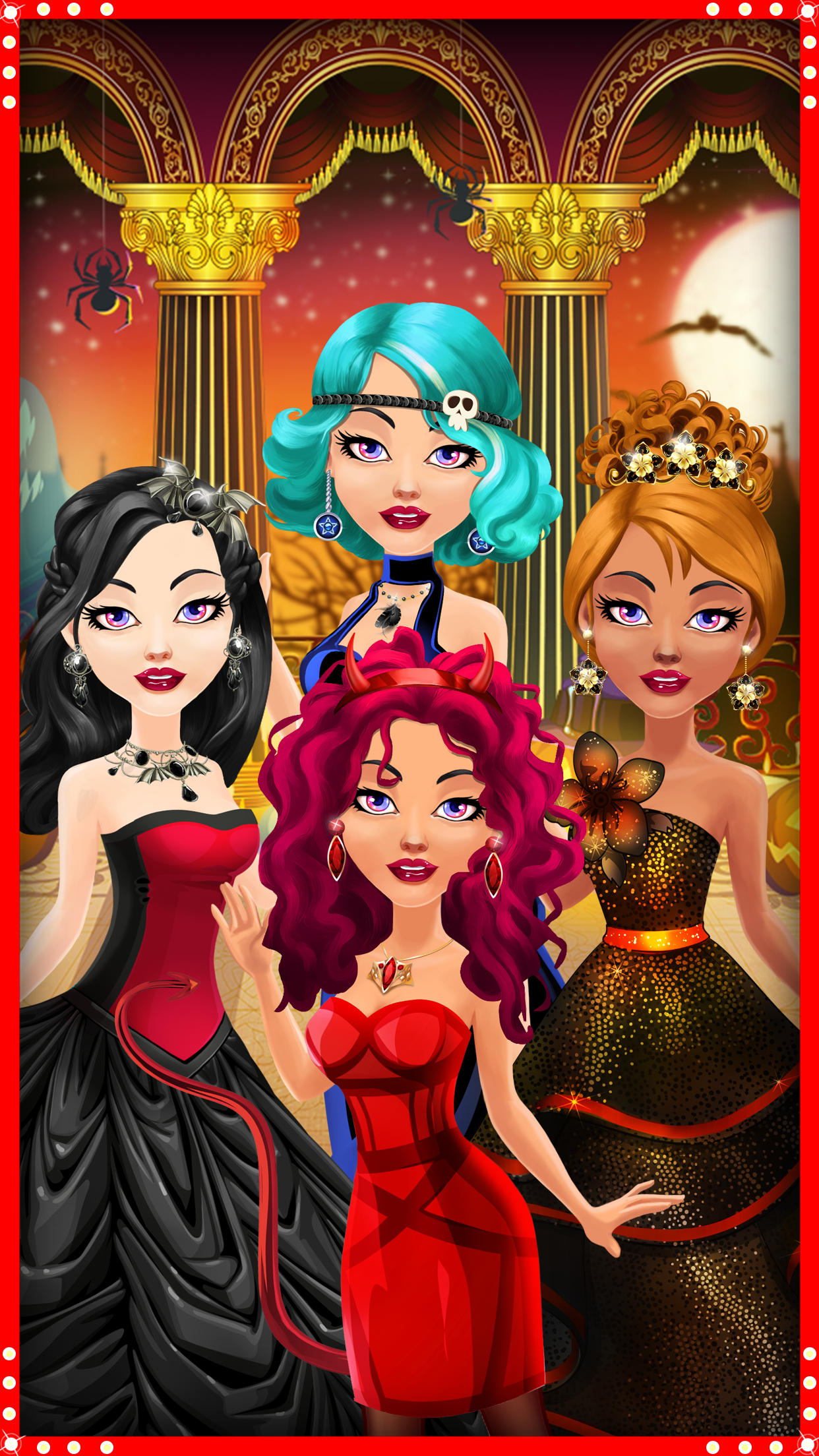 Halloween Salon, Dress up, Spa Makeover kids games screenshot 3