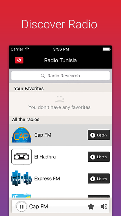 Screenshot #2 pour Radio Tunisie - Radios Tunisiennes