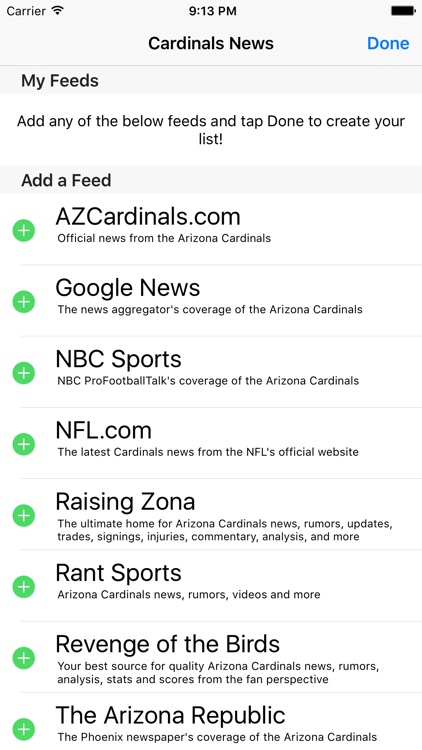 Cardinals News - An App for Arizona Cardinals Fans