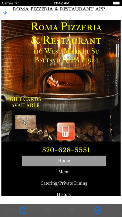Roma Pizza Pottsville App
