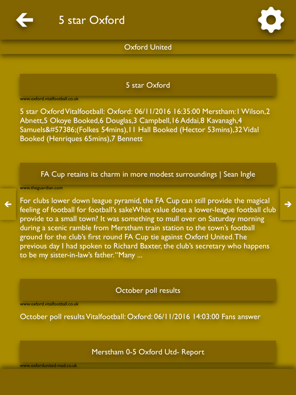 Screenshot #6 pour All The News - Oxford United Edition