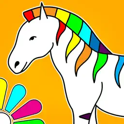 Coloring book for boys & girls. Coloring pages app icon