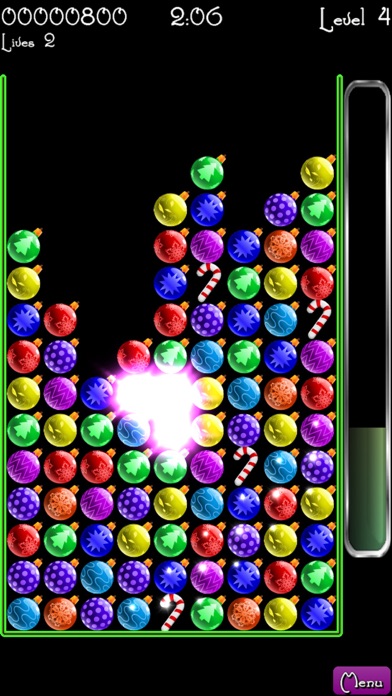 How to cancel & delete Orbs Match Christmas : Blast 3, 2 icy ball puzzle from iphone & ipad 1