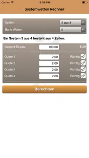 systemwetten rechner der wettbasis iphone capturas de pantalla 1