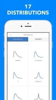 probabilities of statistical distributions iphone screenshot 1