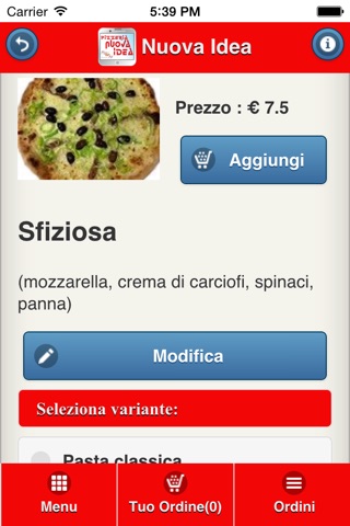Pizzeria Nuova Idea screenshot 3