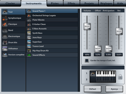 Screenshot #6 pour Music Studio Lite