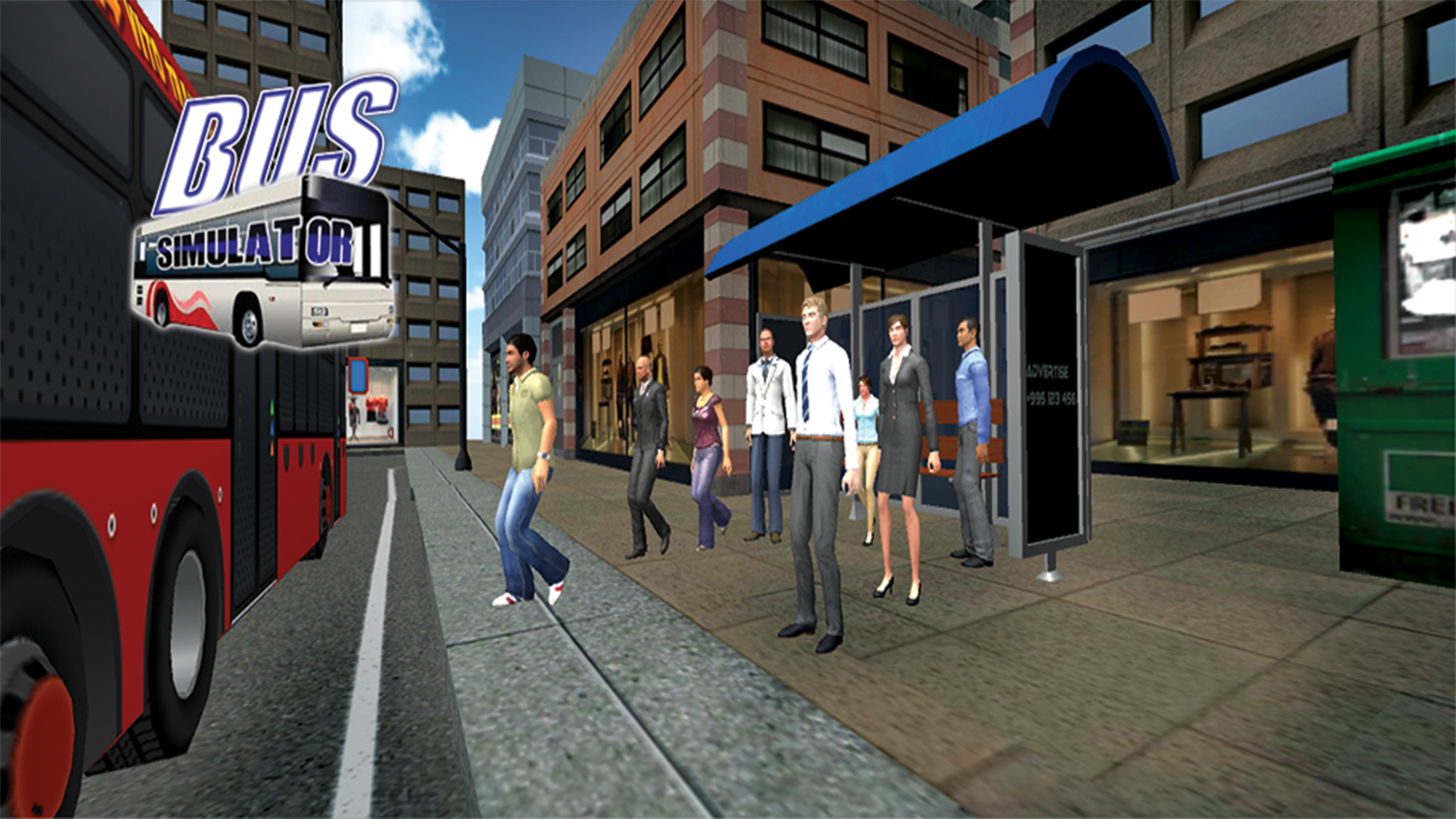 City Bus Driver Game : Passenger Bus City Driving Simulator 3D 2016 screenshot 5