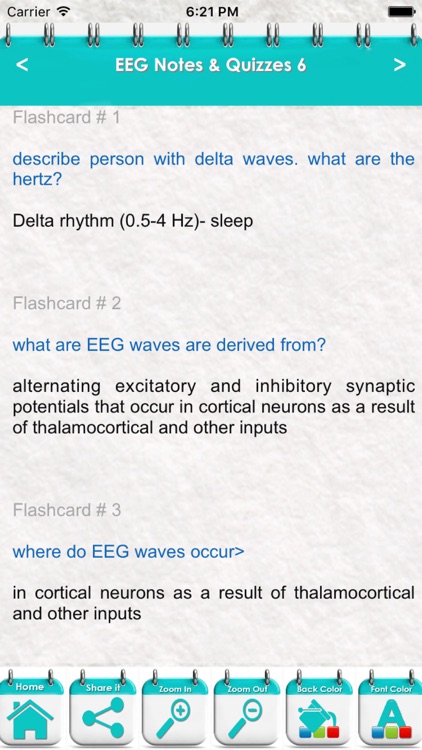 Electroencephalogram EEG 5400 Exam Notes & Quiz screenshot-3