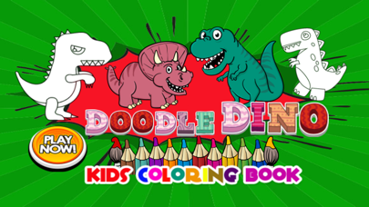 dinosaur coloring for kid-fun drawing free crayon for toddler app screenshot