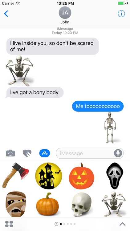 Crazy Halloween Sticker for iMessage #1