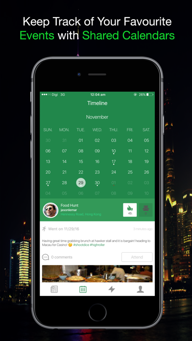 Screenshot #2 pour Calendario - Social Calendar