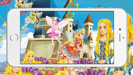 Solve Fairy & Princess Cartoon Coloring Book Kids