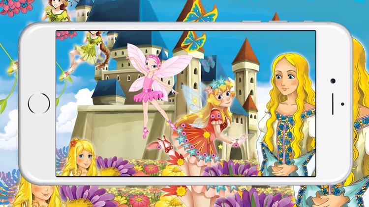 Solve Fairy & Princess Cartoon Coloring Book Kids