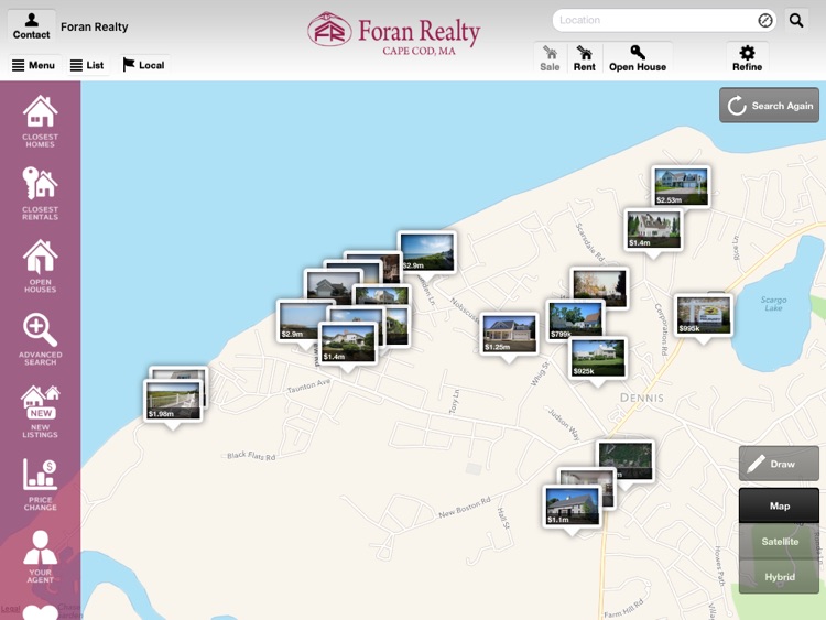 Cape Cod Properties for iPad