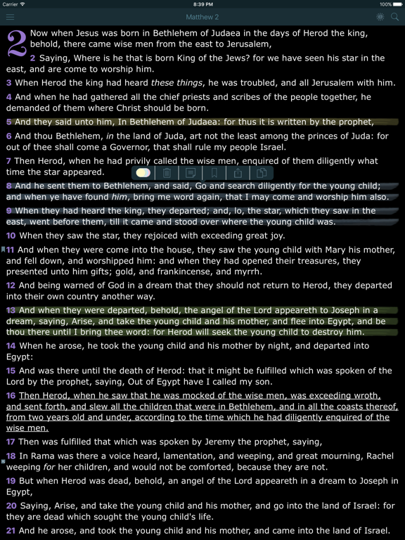 Screenshot #5 pour Holy Bible. New Testament. The King James Version