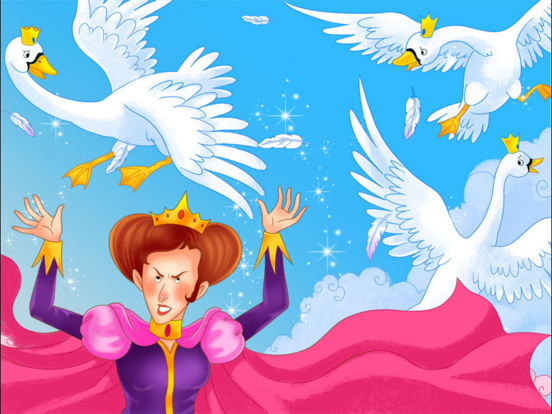 The Wild Swans - Bedtime Fairy Tale iBigToy iPad screenshot 5 - Book app
