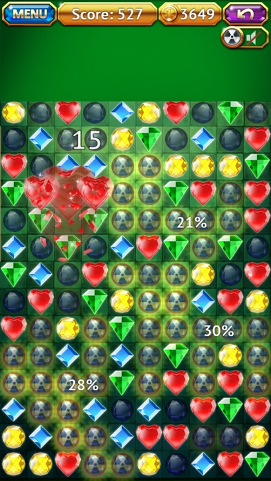 Jewel Gems iPhone screenshot 5 - Games app