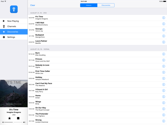 Radio Netherlands iPad screenshot 5 - Music app