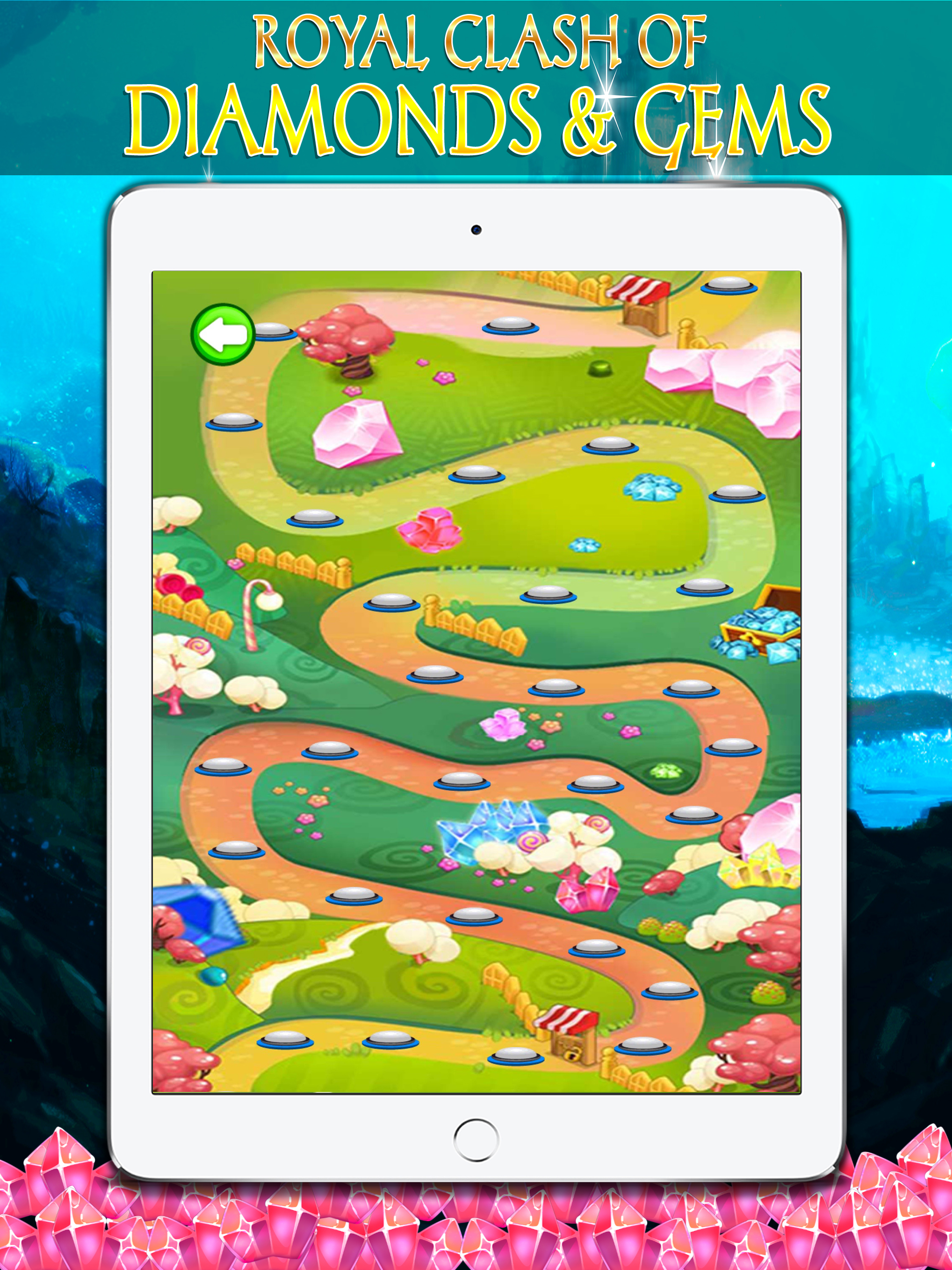Royal Clash of Diamonds and Gems - Puzzle screenshot 7