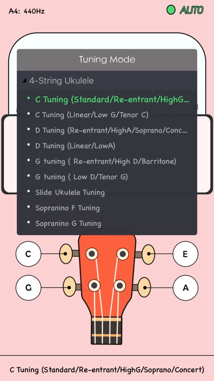 Ukulele tuner free app for iPhone by Huang Lingfeng