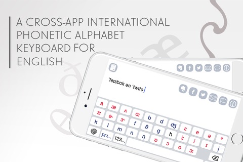 English Phonetic Keyboard with IPA symbolsのおすすめ画像1