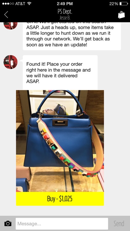 PS Dept. – Your Personal Shopper
