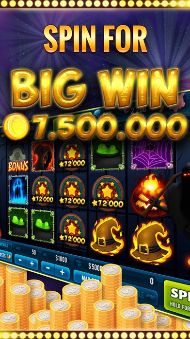 Screenshot #2 pour Halloween Slot Machine Game