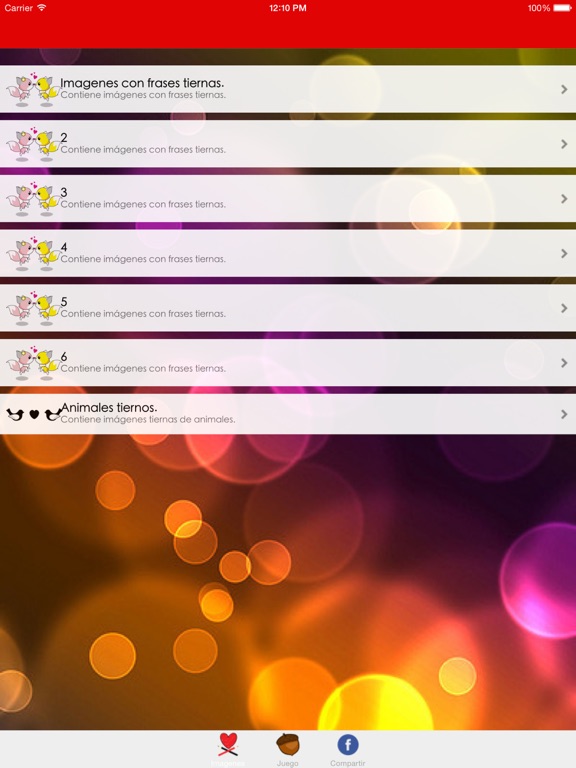 imagenes tiernas con frases de amor gratis iPad screenshot