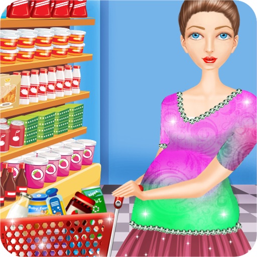 Supermarket Mom Grocery Shopping girls games icon