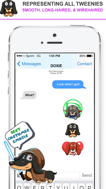 DoxMoji - Dachshunds Emoji Stickers