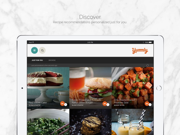 Yummly Recipes & Shopping List for iPad