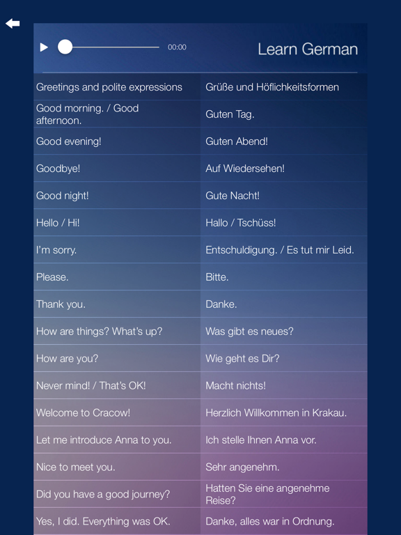 Learn GERMAN Learn Speak GERMAN Language Fast&Easy iPad screenshot