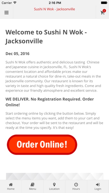 Sushi N Wok - Jacksonville
