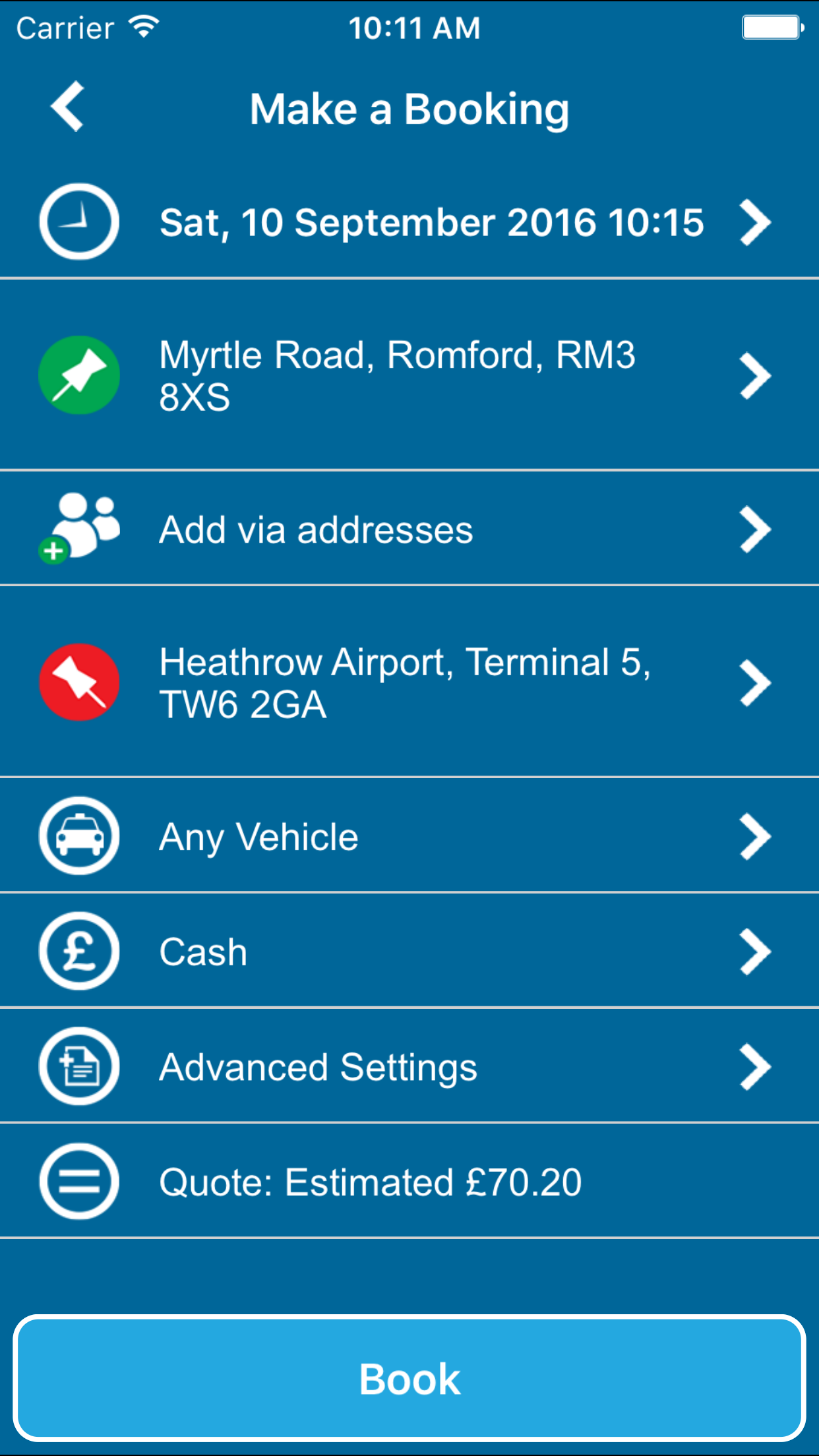 A1 Mini Cabs Havering