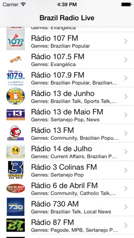 Brazil Radio Live Player (Brasília / Portuguese / português / Brasil rádio)のおすすめ画像2