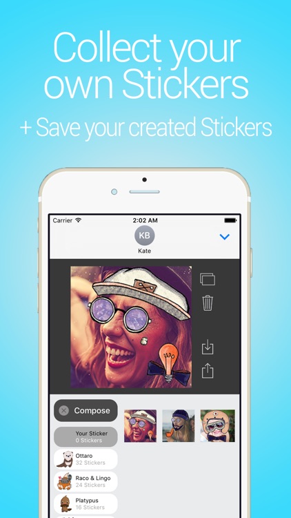 Cune Stickers - Make Your Own Sticker Emoji screenshot-3