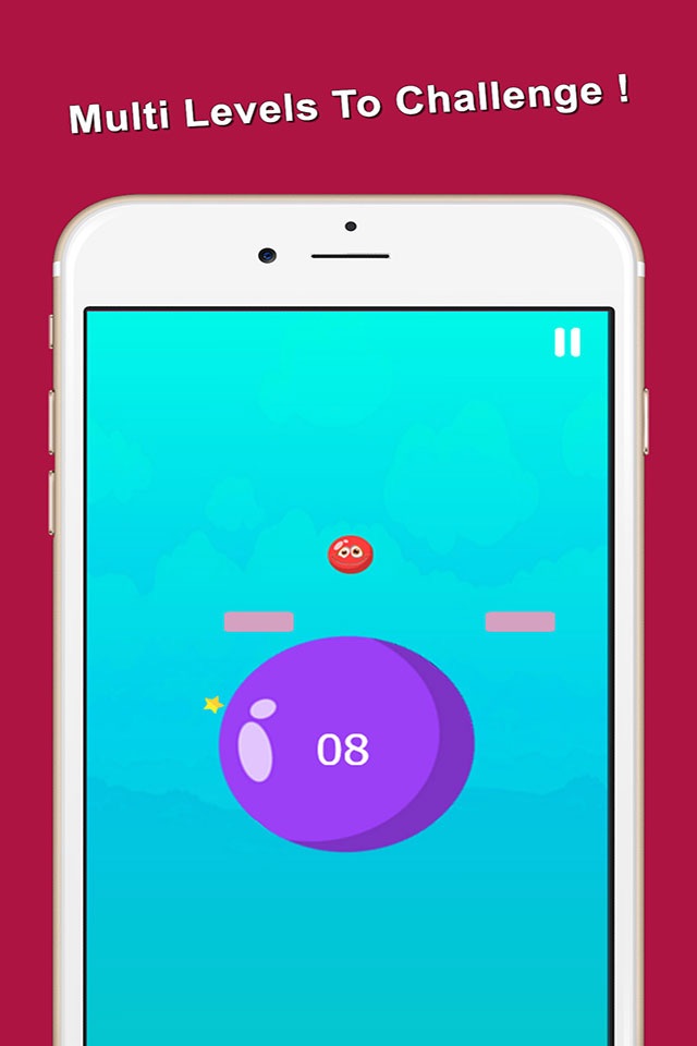 Spinning Circle Red Bouncing Balls Jump screenshot 3