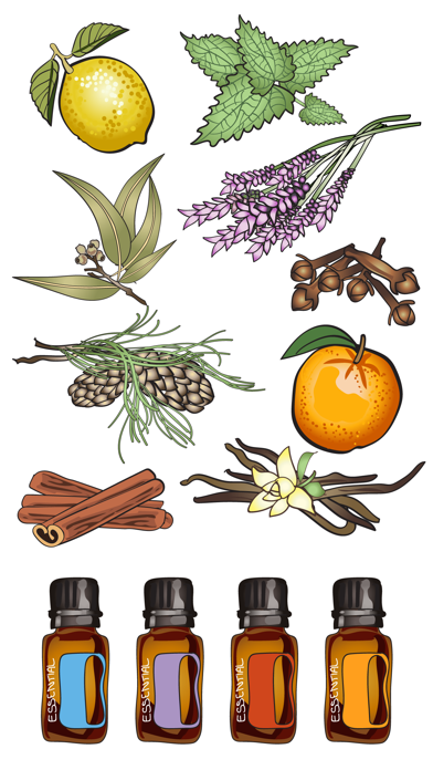 Essential Oil & Aromatherapy Stickers Screenshot
