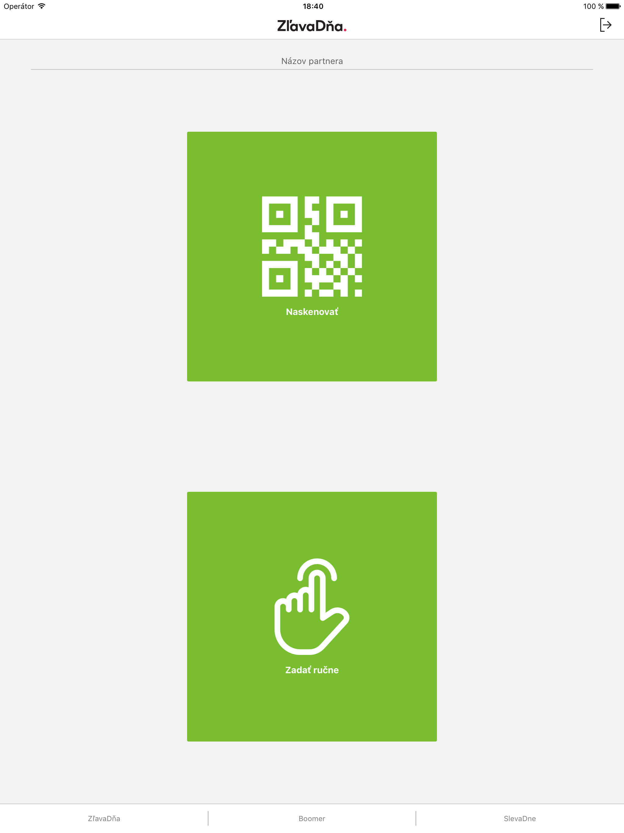 ZľavaDňa QR skener