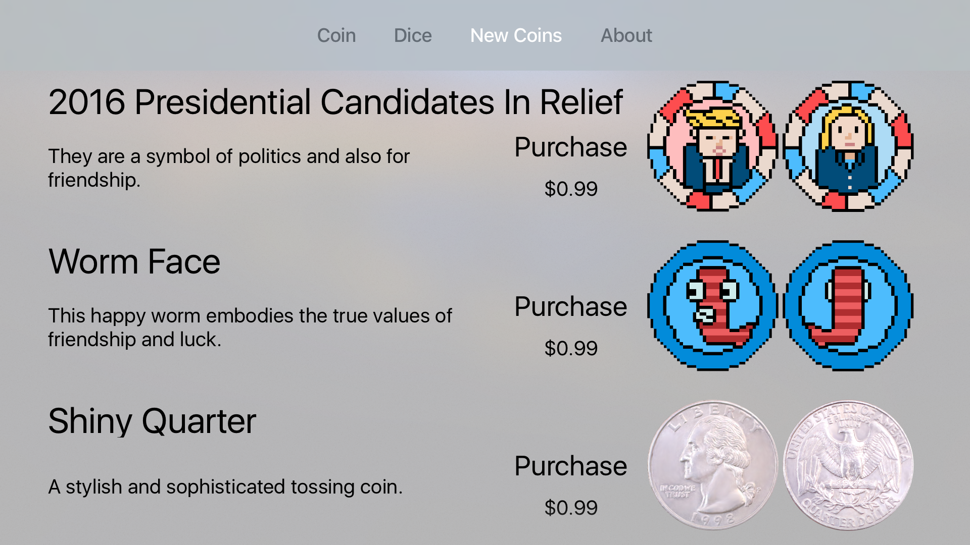 Coin & Dice Toss